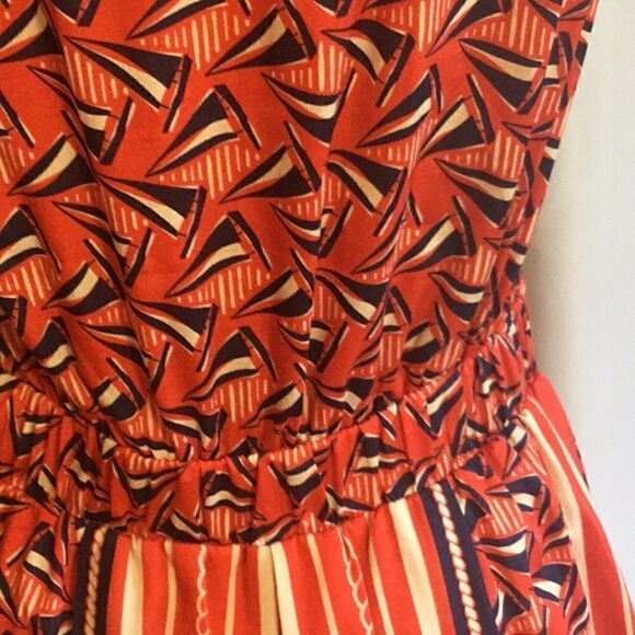 Sleeveless dress with a nautical style in small by COLLECTIVE CONCEPTS - Picture 12 of 14